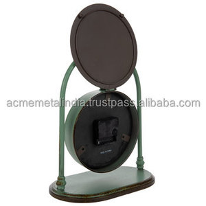 Vòng Hình Dạng Kim Loại Đu Khung Bảng Đồng Hồ Với Cao Cấp La Mã Chữ Số Quay Số Hoàn Hảo Cho Thanh Lịch Nhà Và Văn Phòng Trang Trí Nội Thất - Product Image 6