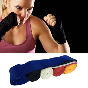 Envolturas de mano de boxeo 5M de longitud 5cm de ancho MMA Muay Thai Kick Boxing envolturas de manos para vendajes de entrenamiento transpirables - Product Image 6
