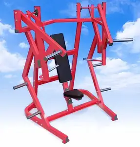 Fábrica al por mayor Placa de peso libre carga fitness gimnasio equipo inclinado pecho prensa máquina fuerza máquina