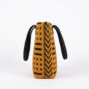 Bolso Tote de Rafia Pintado a Mano para Mujer, Gran Capacidad, Opción de Logotipo Personalizado, Portátil, para Uso Diario - Product Image 2