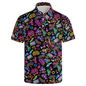 Polos Nouveau Design Motifs de Sublimation Hommes Polos à Séchage Rapide - Product Image 4