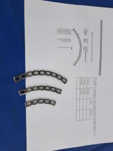 DCP 3.5 Plate Curved Reconstruction <b>Implants</b> & <b>Interventional</b> <b>Materials</b> Product Ce Approved DCP 3.5 Plate Curved Reconstruction - Product Image 2