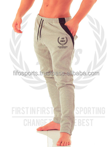 <b>Men's</b> Casual Slim Fit Winter Fleece Jogger Customized Logo Design with Embroidery Wholesale Cheap Price <b>Red</b> Sportswear <b>Trouser</b> - Product Image 6