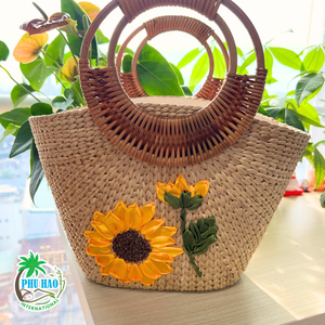 Bolsos de jacinto de agua Eleve su estilo de manera sostenible - Product Image 2