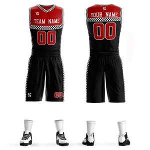 ชุดเสื้อบาสเก็ตบอลชุดเสื้อบาสเก็ตบอลพิมพ์ซับลิเมชัน - Product Image 4