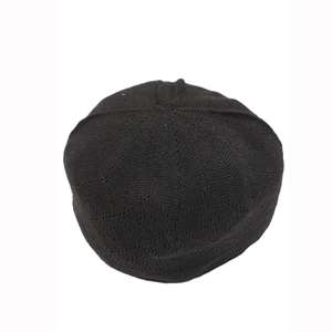 Gorro de Oración Musulmán Negro para Hombre, Kufi Islámico Liso, Gorro Blanco de Pakistán, Gorros de Oración Islámicos, Topi Turco para Namaz - Product Image 4