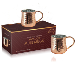 Taza de Cobre con Asa de Cobre DIOS - 14 oz - Product Image 4