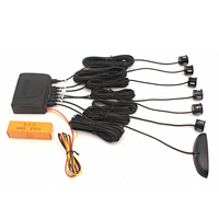 Capteur d'aide au stationnement à radar intelligent de 22mm étanche avec 6 LED ultrasoniques avant et arrière pour voiture.