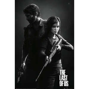 Póster de retrato en blanco y negro de For the Last of Us para decoración de pared - Product Image 1
