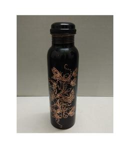 <b>Copper</b> <b>Bottle</b> with Premium Antique Finishing <b>Copper</b> Water <b>Bottle</b> with Embossed Design Pure <b>Copper</b> Botte - Product Image 6