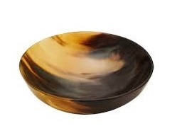 Tazón de cuerno brillante con pulido de alta gama y acabado liso, sin BPA, servicio hecho a mano de lujo, uso decorativo - Product Image 2