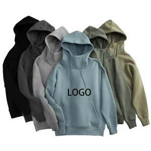 2025 gran oferta Logotipo de impresión de soplo personalizado 100% algodón pesado de gran tamaño fácil de usar en blanco de buena calidad sudaderas con capucha de lana para Unisex - Product Image 6