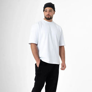 เสื้อยืดผู้ชายวินเทจซักกรดทรงหลวมโอเวอร์ไซส์ออกแบบได้ตามต้องการ - Product Image 5