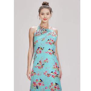 Exquis 100 pour cent Polyester tissu d'impression numérique couleurs vives doux Durable idéal mode décor à la maison artisanat en gros - Product Image 6