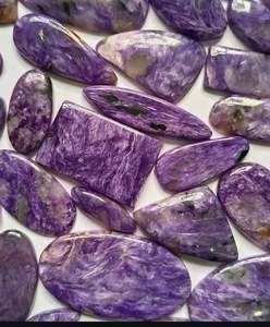 Belle 100% naturel AAA Grade vert Charoite pierres précieuses Cabochon pierres précieuses en vrac pour l'utilisation de bijoux - Product Image 3