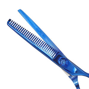 Hoja recta japonesa de acero inoxidable, 28 dientes, tijeras de adelgazamiento para diestros, corte de pelo, mango de cerámica, crea tu belleza - Product Image 2