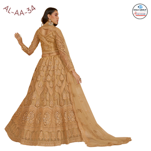 Superbe indien traditionnel Lehenga Choli belle broderie de cordon Dupatta maçonnerie lourde pour les saisons de mariage - Product Image 2