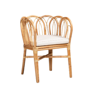 Eco-Friendly Natural Rattan Living Room Chair Comfy <b>Cushion</b> Wicker Chair for Living Room and <b>Garden</b> Sets Furniture For SALE - Product Image 2