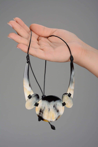 Top Tendance À La Main Corne Collier Bijoux Collier Indien pour Dames De Mode Bijoux Faits À La Main pour Les Filles par glowin fashion - Product Image 3