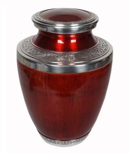 Urna de cremación de METAL hecha a mano, suministros funerarios de METAL clásico en urnas de alta calidad con esmalte para cenizas - Product Image 5