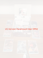 Paramount War OP-02 Pack de rappel individuel, Jeu de cartes à collectionner d'anime, Version anglaise, Cartes de collection pour cadeau et collection