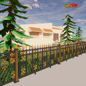 Achetez des ensembles de clôture en métal pour une utilisation en extérieur Options de clôture élégantes, sûres et durables pour votre maison et votre jardin - Product Image 4