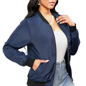 Taille sur mesure Veste universitaire en satin de haute qualité pour femmes Logo personnalisé Veste en satin brodé de haute qualité pour femmes - Product Image 5