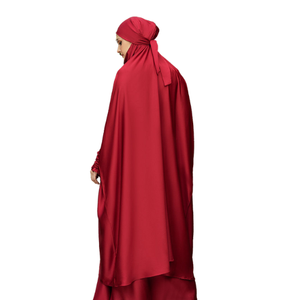 2024 islamique modeste musulman femmes Simple naturel a-ligne Silhouette fermé Abaya mode en gros en vrac - Product Image 3