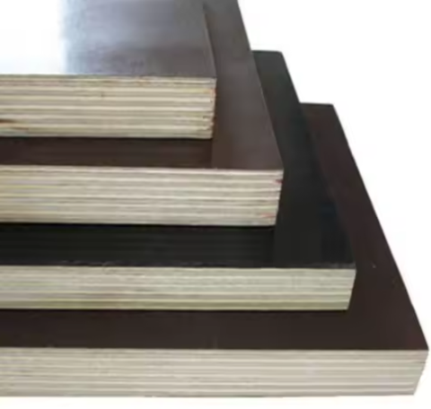 E1 Grade 100% Pine Core Black/Brown Anti-Slip Film Faced Construction Plywood Strong Stability Melamine 10 Times Reusable