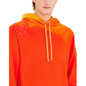 Streetwear abstrait décontracté personnalisé OEM sur tout le coucher du soleil imprimé dégradé Design Jersey polaire coton à capuche pour - Product Image 4