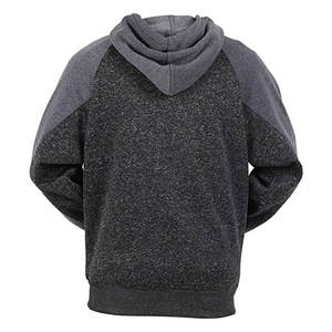 เสื้อฮู้ดดี้โอเวอร์ไซส์ผ้าฝ้ายเฟรนช์เทอร์รี่หนานุ่มสำหรับผู้ชาย สไตล์สตรีทแวร์ 100% ผ้าฝ้าย พร้อมกระเป๋า ปักโลโก้ตามสั่ง ย้อมสีพื้น - Product Image 5
