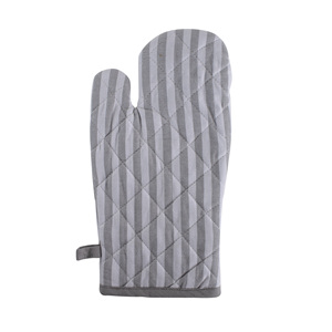 Manoplas para horno de algodón 100% con tira de silicona, soportes para ollas verdes para cocinar, hornear en microondas, protección de alimentos para el hogar para restaurantes - Product Image 3