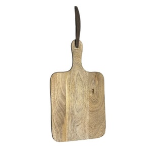 Acheter Standard Pratique Carré Acacia Et Mango Planche À Découper En Bois Avec Poignée Planches À Découper En Bois - Product Image 3