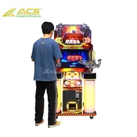 Simulateur de tir à pistolet d'arcade intérieur personnalisé ACS de haute qualité pour 2 joueurs avec écran 32 pouces, monnayeur, en métal, version anglaise