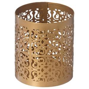 Simple Creative Round <b>Tea</b> <b>Light</b> Votive Candle Holder Black Gold Color for Home and <b>Christmas</b> Lighting Decoration - Product Image 3
