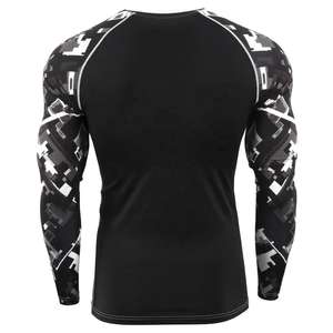 Chemises de compression Rash Guard personnalisées pour hommes, à séchage rapide, manches longues, vêtements de sport pour adultes, MMA - Product Image 4