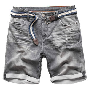 กางเกงขาสั้นผ้าฝ้าย100% ของผู้ชายผ้าเดนิมกางเกงขาสั้นสไตล์ลำลองเป็นมิตรกับสิ่งแวดล้อมผลิตตามสั่งใหม่2025 - Product Image 1