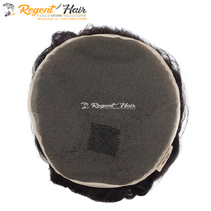 Premium All Lace Men's Toupee Hand <b>Tied</b> Weft with 100% Remy Indian <b>Hair</b> Natural Wave Straight Style Stock Available - Product Image 3