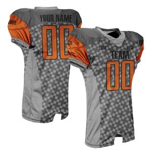 Camiseta de fútbol transpirable para adultos y jóvenes deportivos para hombres americanos con camisetas de fútbol atléticas de malla con cuello en V a cuadros - Product Image 2