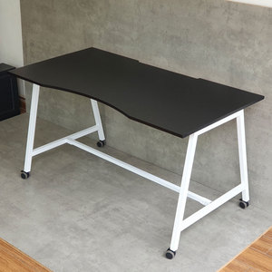 FOS017 Portable Gaming Desk Ergonomic 140x70cm Carbon Surface <b>Iron</b> Legs Metal Frame Cool for Gaming Room Assembly Required - Product Image 2