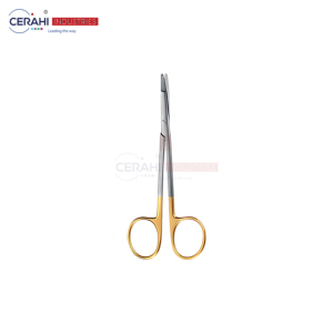 Tijeras de disección Metzenbaum Lahey recubiertas de CVD, tijeras de goma Kelly de 13cm, instrumentos quirúrgicos de cirugía Dental Oral - Product Image 3