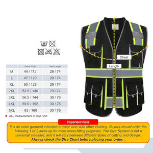 Wholesale Customized Logo Reflective Safety <b>Vests</b> ANSI Class 1 Waterproof Breathable Multi Pockets Colorful Outdoor Workwear - Product Image 6
