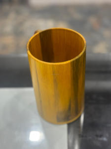 แก้วกาแฟไม้ทำมือแบบขายส่ง เป็นมิตรกับสิ่งแวดล้อม ภาชนะเครื่องดื่มที่ยั่งยืน สไตล์วินเทจ พร้อมหูจับ เหมาะสำหรับเป็นของขวัญ ขายส่งจำนวนมาก สำหรับงานฝีมือ - Product Image 5