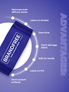 Lingettes humides universelles BRANDFREE, 24 pièces de lingettes humides écologiques pour l'élimination des taches du fabricant - Product Image 4