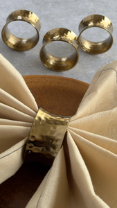 <b>Hammered</b> antique metal napkin ring <b>holder</b> home dining table decor wedding party dinner table decoration tissue paper <b>holder</b> 2024 - Product Image 4