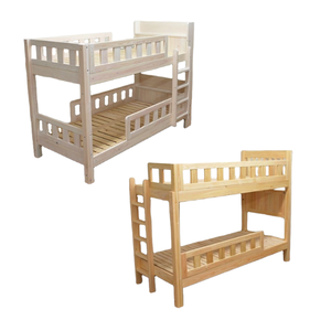 เตียงสองชั้นสำหรับเด็กขายดี พร้อมลิ้นชักมากมายและบันได ทำจากไม้สักแท้ วัสดุเป็นมิตรกับสิ่งแวดล้อม เฟอร์นิเจอร์เด็กจากโรงงานโดยตรง - Product Image 5