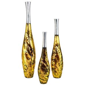 Axiom-jarrón decorativo de Metal para el hogar, macetero de Metal con placas de níquel, decoración moderna para el hogar - Product Image 3