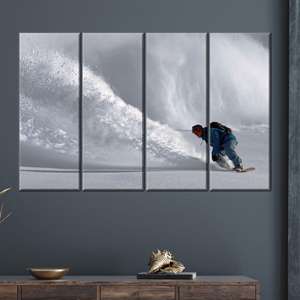 ภาพพิมพ์บนผ้าใบลายกองเรือทหารเรือ: ภาพพิมพ์เรือรบ, ของตกแต่งเรือบรรทุกเครื่องบิน, 4P: ภาพพิมพ์แบบห่อหุ้ม - Product Image 1