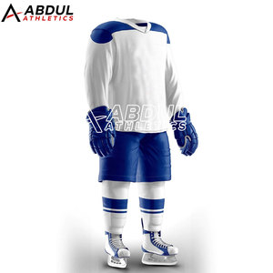 ชุดฮอกกี้น้ำแข็งสำหรับทีมชาย ผลิตจากผ้าทนทานและสวมใส่สบาย - Product Image 2