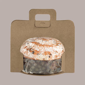 20pcs boîte de bande de papier brun économique 500g 220x155H195mm pour Panettone ou Colomba fournitures de vacances de Noël - Product Image 6